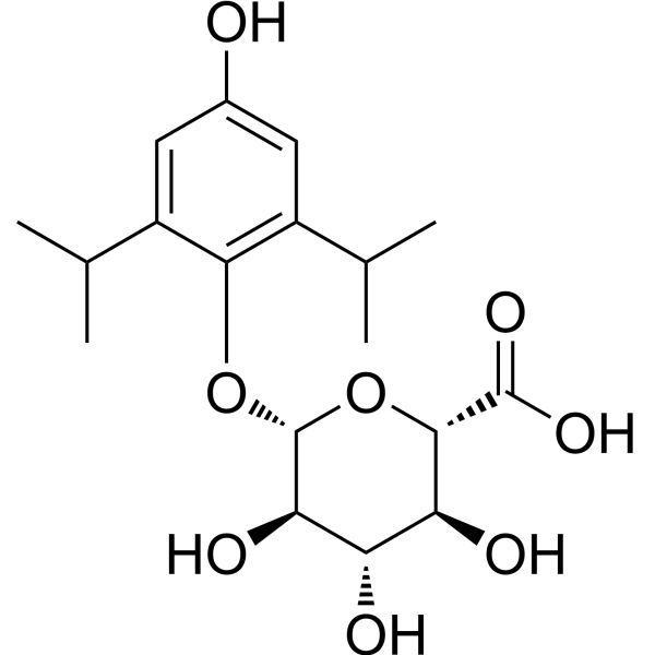 4-Hydroxy propofol 1-O-β-D-glucuronide 114991-25-2